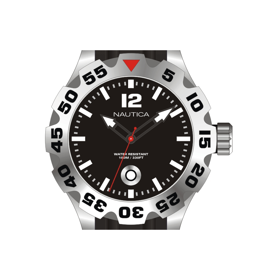 nautica water resistant 100m 330ft